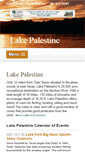 Mobile Screenshot of lakepalestine.com
