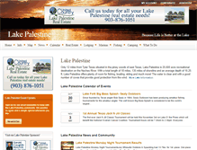 Tablet Screenshot of lakepalestine.com